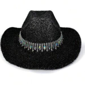 Women's Cowgirl Hat Black